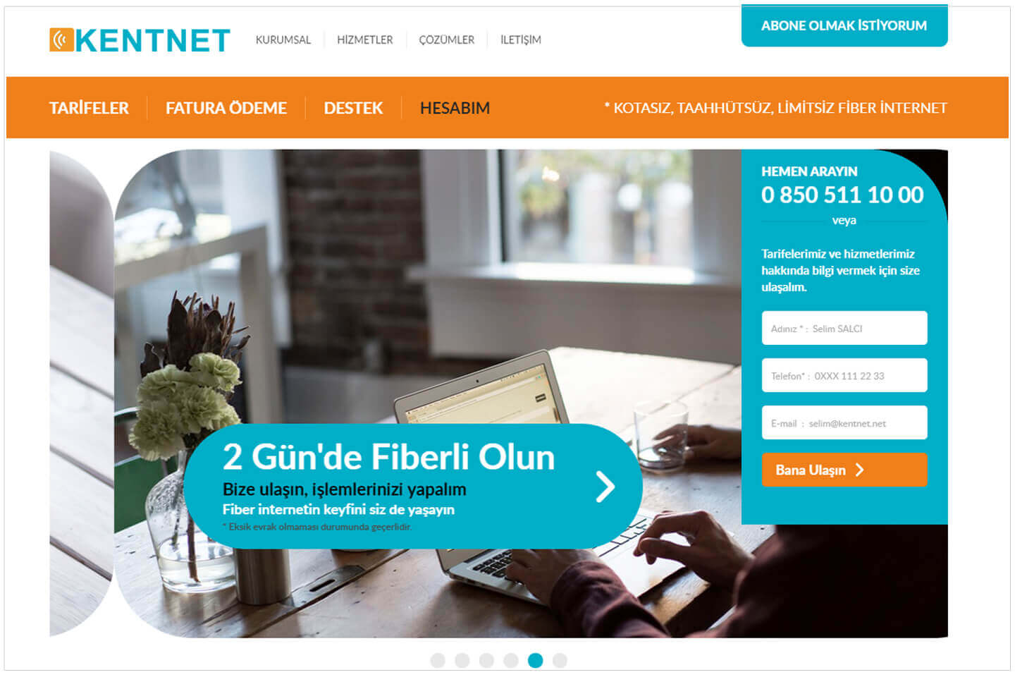 Kentnet Fiber İnternet Site İçi SEO Çalışmaları