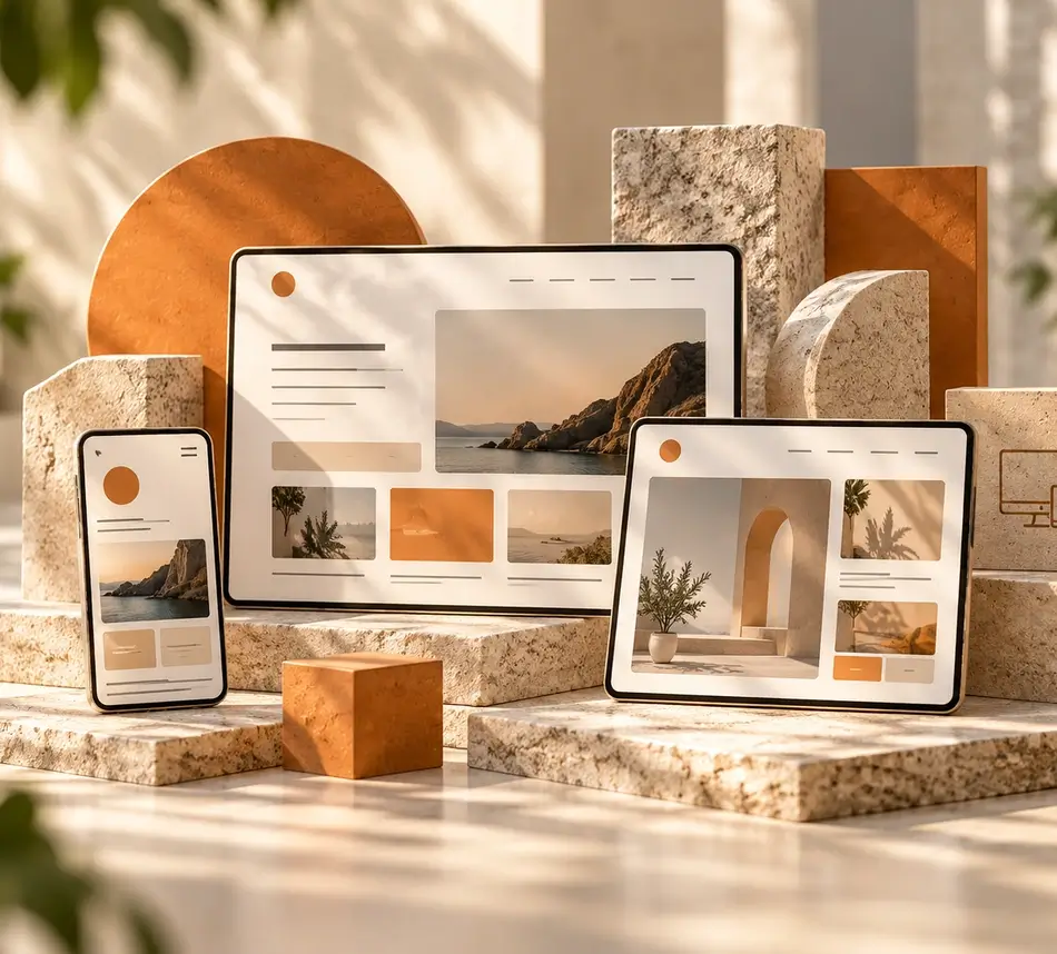 Farklı ekran boyutlarına uyum sağlayan mobil uyumlu responsive web tasarım