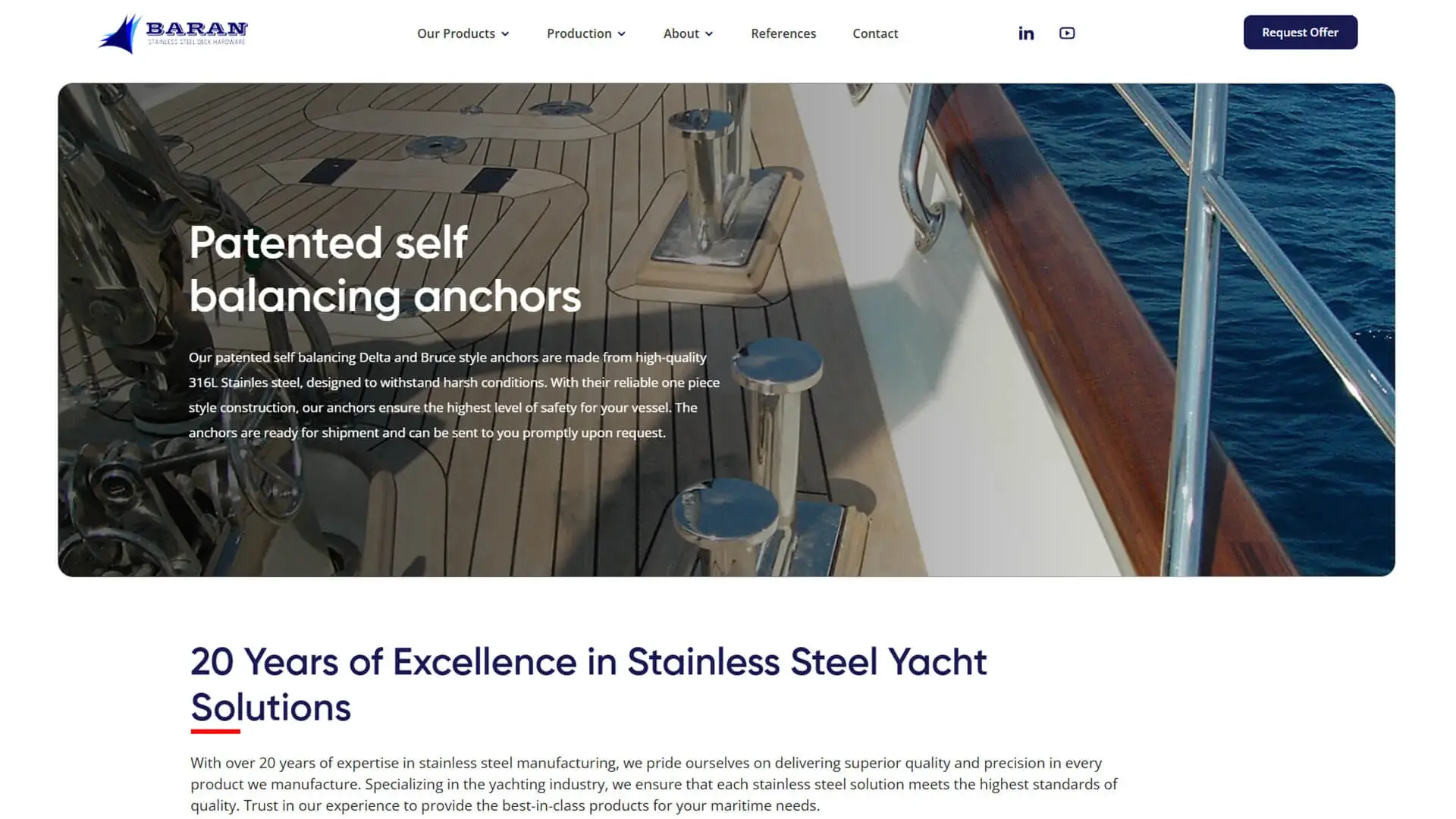 Anasayfa banner alanı tasarımı