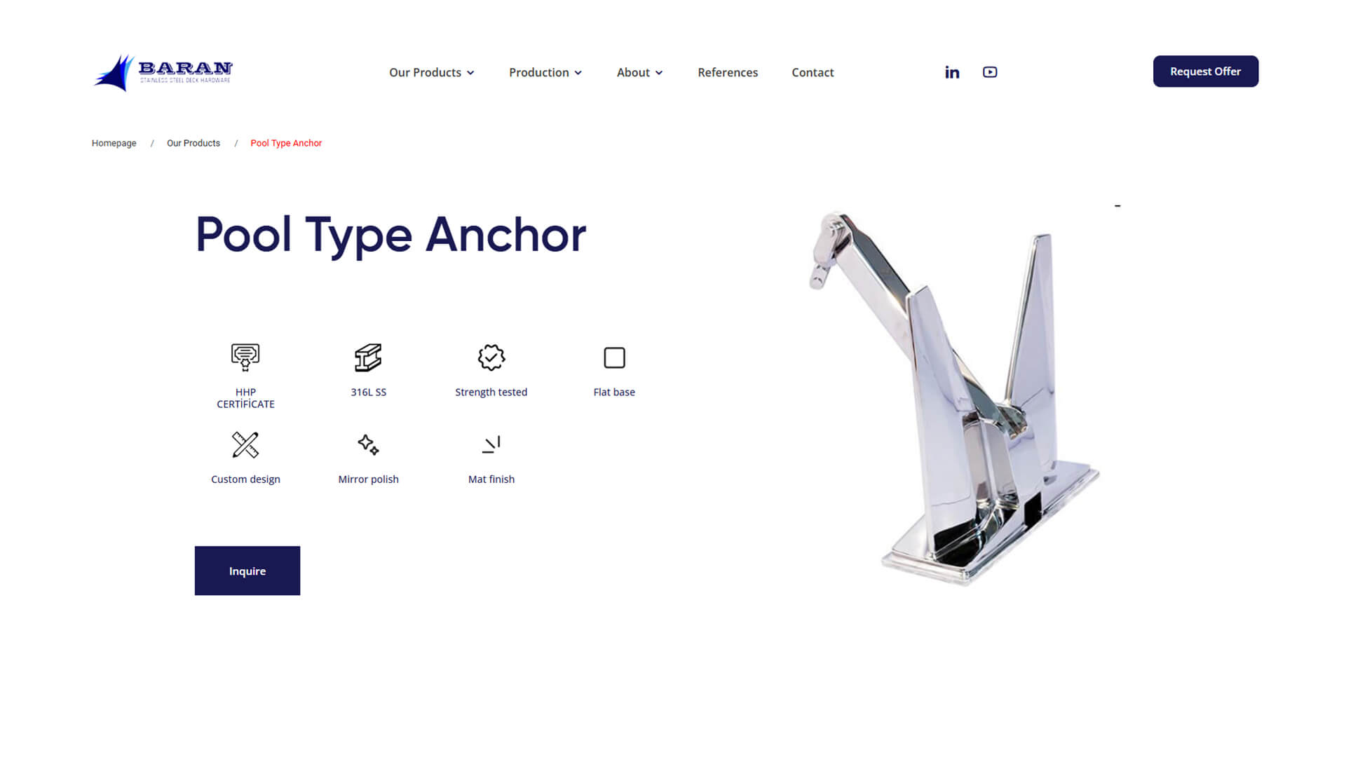 Ürün Detay showcase alanı tasarımı