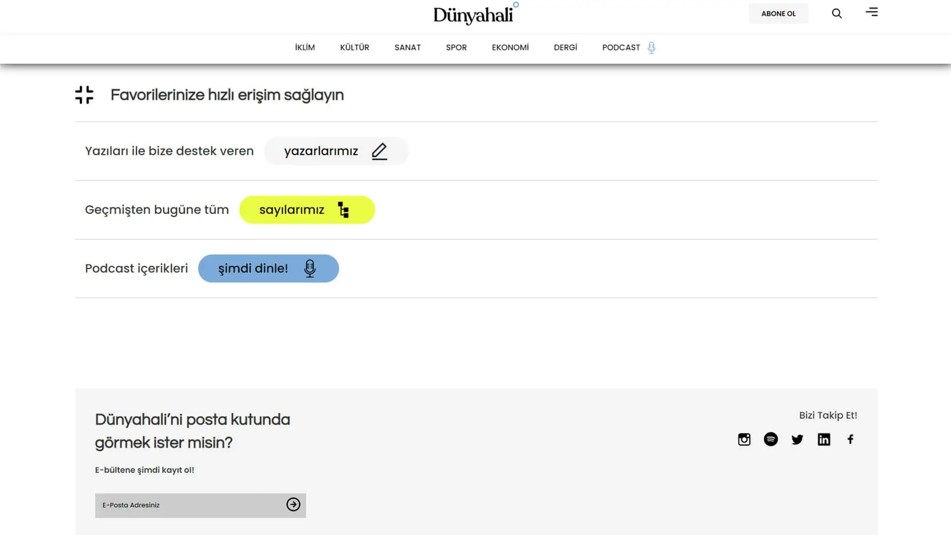 Hızlı Erişim Modülü