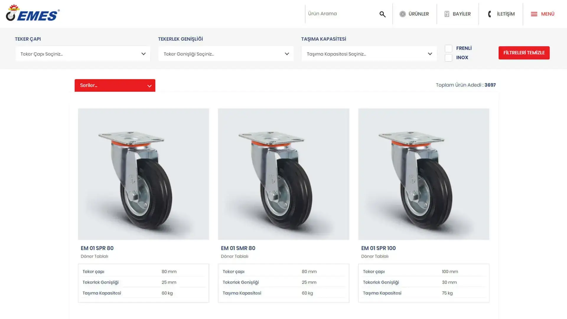 Emes Teker Web Tasarım Arayüz 2
