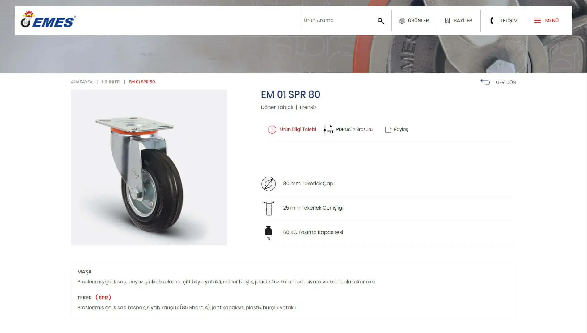 Emes Teker Web Tasarım Arayüz 3