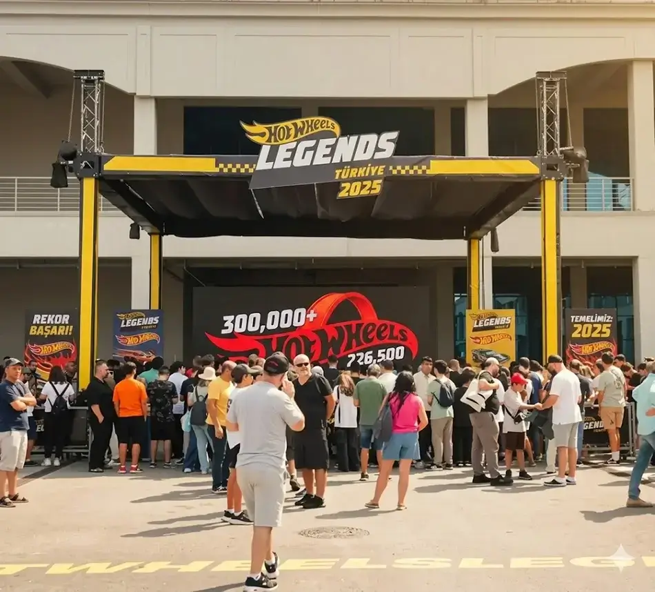 Hot Wheels Legends Tour Türkiye 2025 Fiziksel Etkinliği ve Yoğun Katılımcı Kitlesi