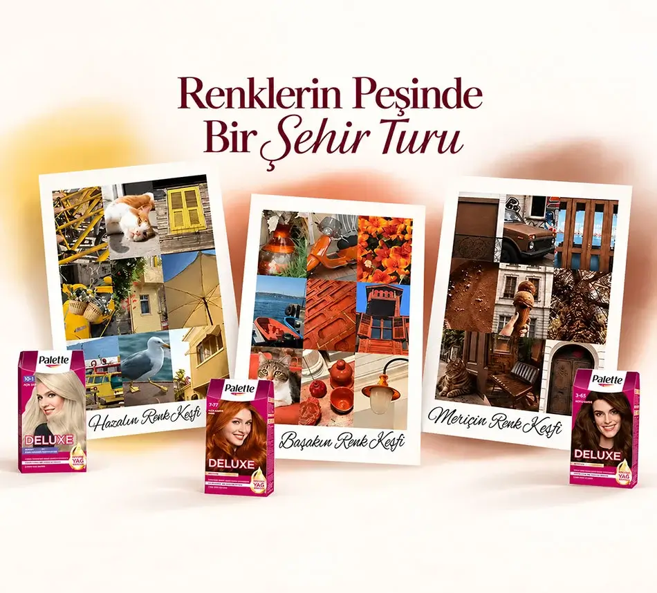 Palette Mutluluğun Rengini Keşfet etkinlik mikro web sitesi